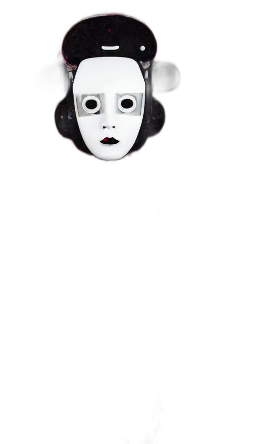mask, face, robot, hat transparent PNG cut-out