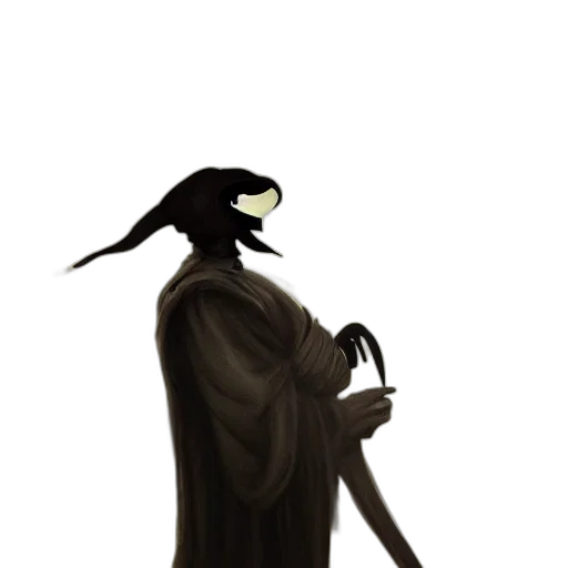 staff, creature, hat, mask transparent PNG cut-out