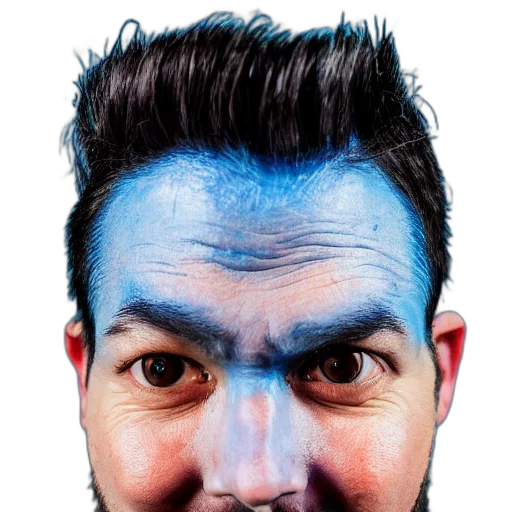 face, mask, creature, hair transparent PNG cut-out