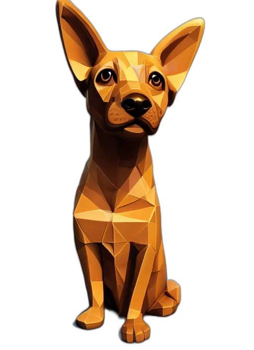 animal, staff, 3d render, concept art transparent PNG cut-out