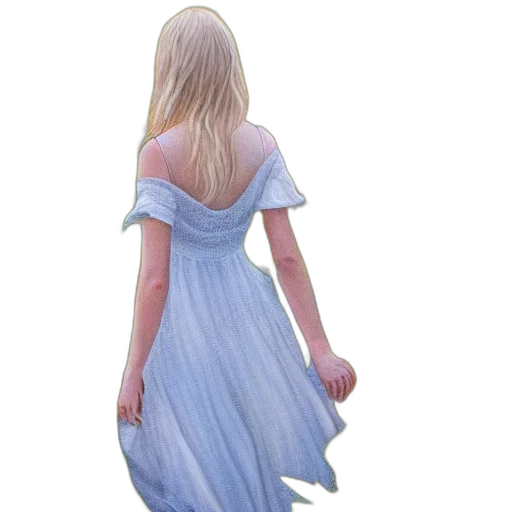 dress, fantasy art, concept art, photorealistic transparent PNG cut-out