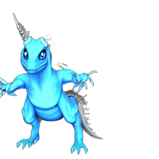 dragon, creature, staff, animal transparent PNG cut-out