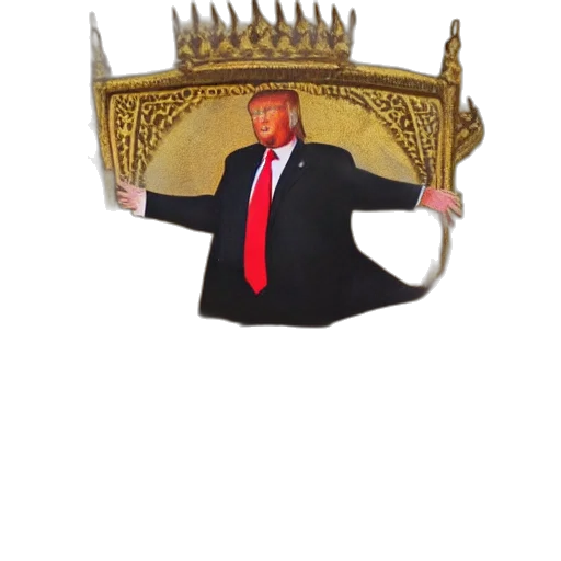 crown, hat, staff, weapon transparent PNG cut-out