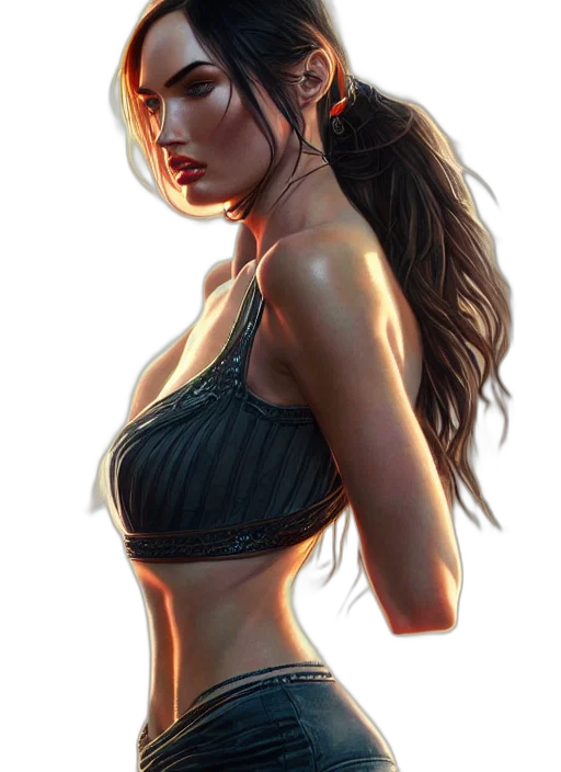 dress, face, fantasy art, concept art transparent PNG cut-out