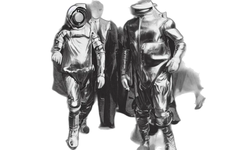 jacket, mask, robot, concept art transparent PNG cut-out