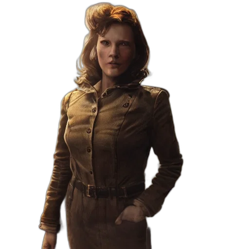 jacket, staff, hat, face transparent PNG cut-out