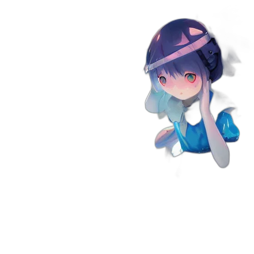 hat, creature, staff, weapon transparent PNG cut-out