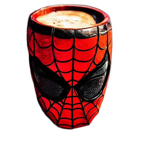 mask, comic book art, 3d render, closeup transparent PNG cut-out