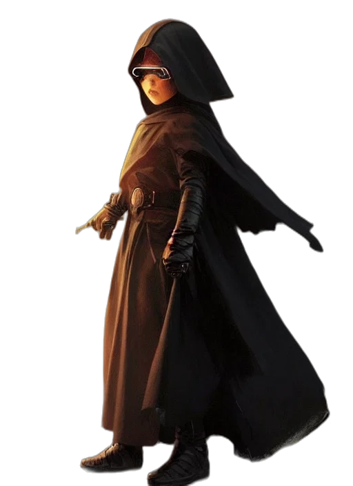 staff, weapon, dress, jacket transparent PNG cut-out