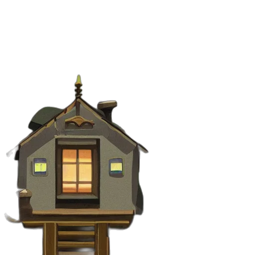 building, furniture, 3d render, concept art transparent PNG cut-out