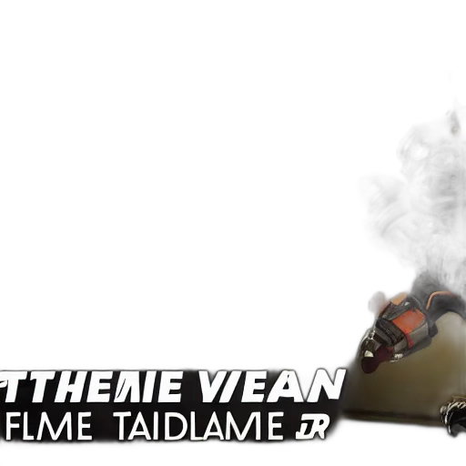 3d render, concept art, fire, gman transparent PNG cut-out
