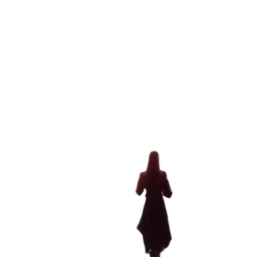 dress, creature, robot, staff transparent PNG cut-out