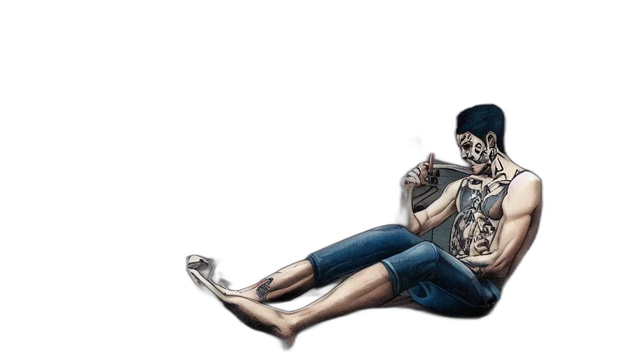 concept art, comic book art, photorealistic, cartoon transparent PNG cut-out