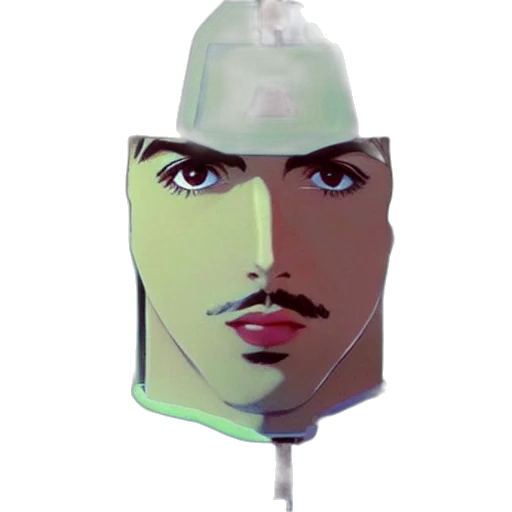 hat, robot, face, mask transparent PNG cut-out