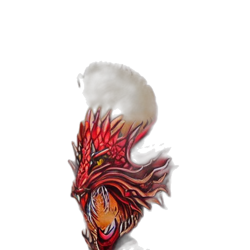dragon, staff, crown, mask transparent PNG cut-out