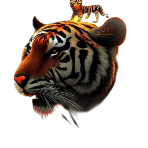animal, concept art, 3d render, fantasy art transparent PNG cut-out