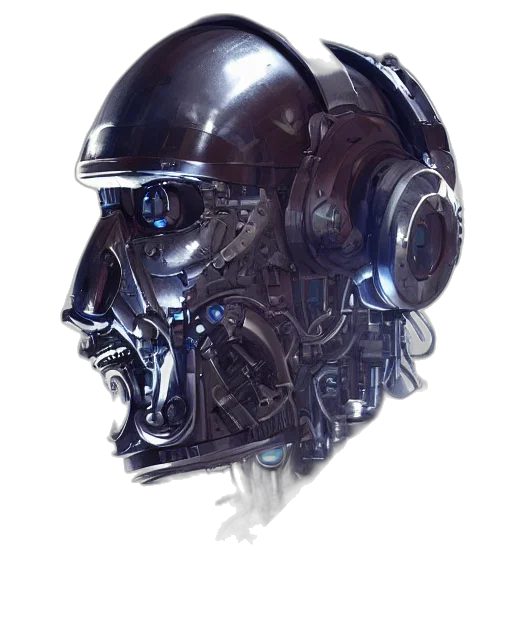 mask, robot, face, crown transparent PNG cut-out