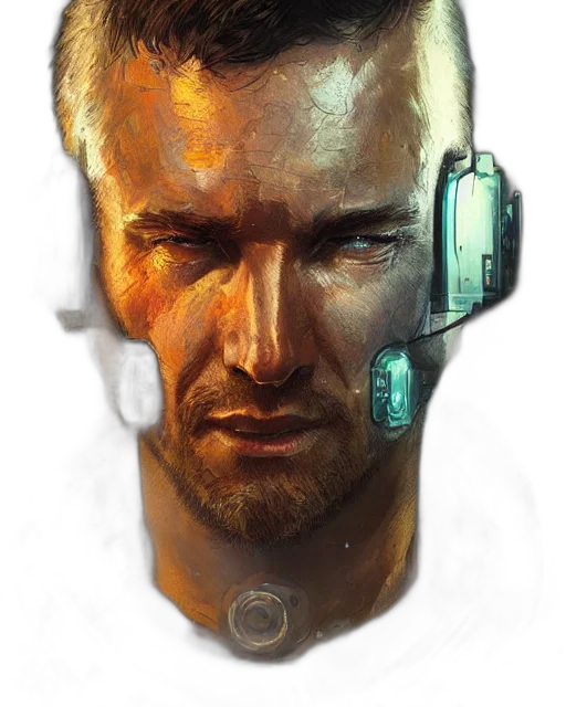 face, robot, weapon, mask transparent PNG cut-out