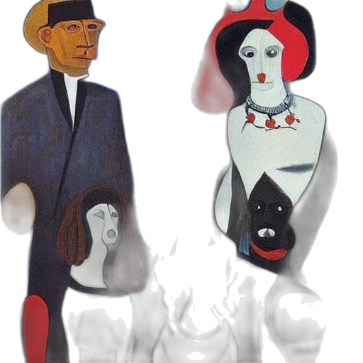 mask, hat, concept art, watercolor transparent PNG cut-out
