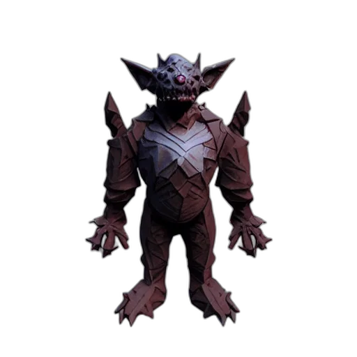 creature, mask, staff, dragon transparent PNG cut-out