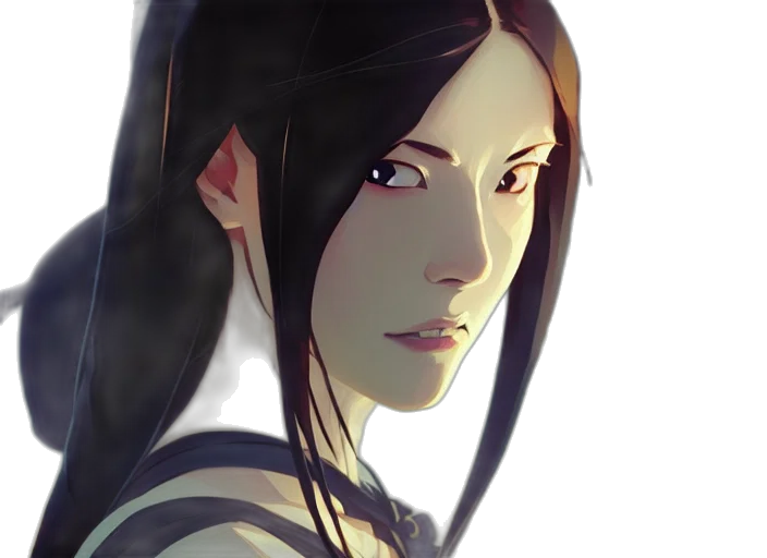 face, staff, mask, fantasy art transparent PNG cut-out