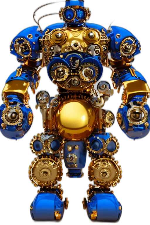 robot, jewelry, crown, weapon transparent PNG cut-out