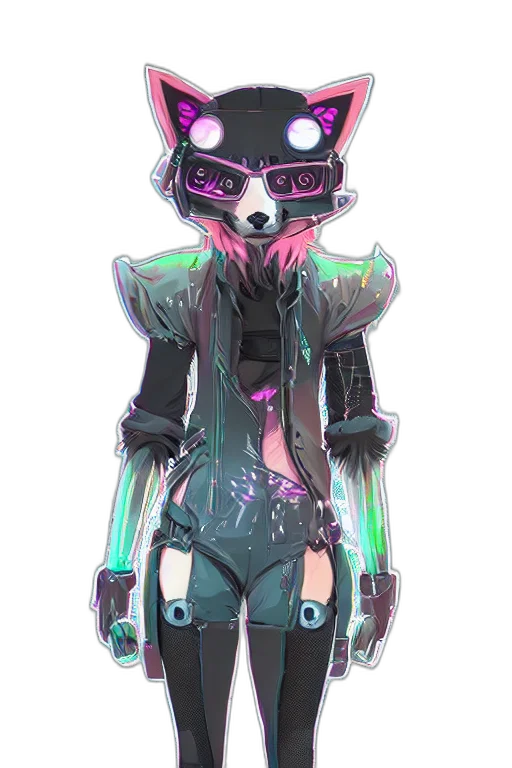 mask, robot, staff, creature transparent PNG cut-out