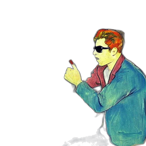jacket, staff, cartoon, concept art transparent PNG cut-out
