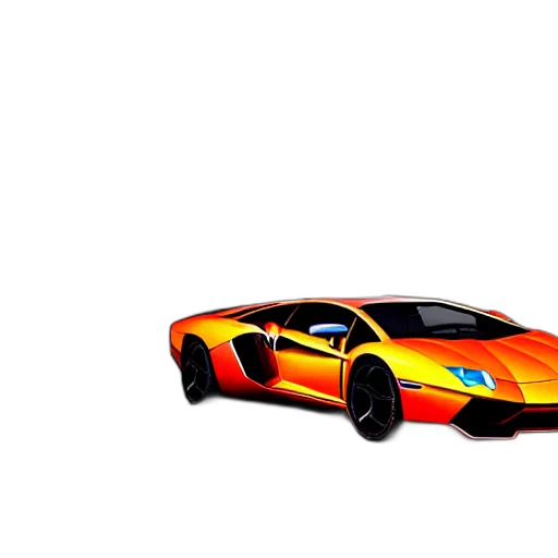 car, weapon, animal, 3d render transparent PNG cut-out