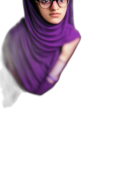 dress, creature, mask, hair transparent PNG cut-out