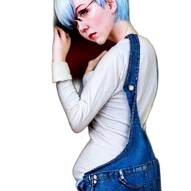 jacket, dress, robot, photorealistic transparent PNG cut-out