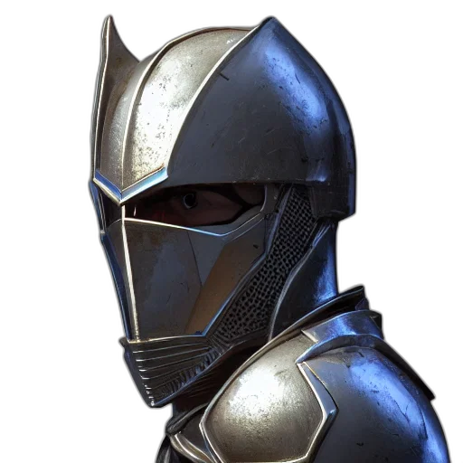 mask, robot, 3d render, concept art transparent PNG cut-out