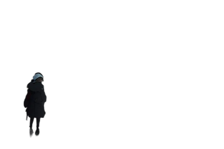 jacket, staff, robot, umbrella transparent PNG cut-out