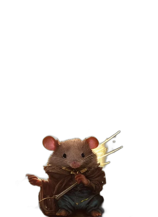 weapon, staff, animal, creature transparent PNG cut-out
