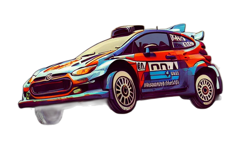 car, concept art, 3d render, fantasy art transparent PNG cut-out