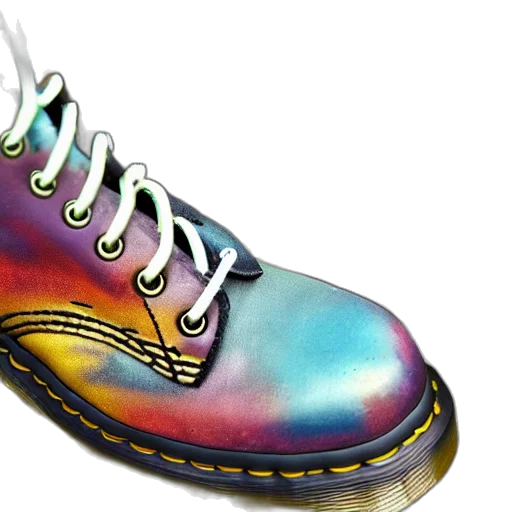 shoes, 3d render, battered, old transparent PNG cut-out