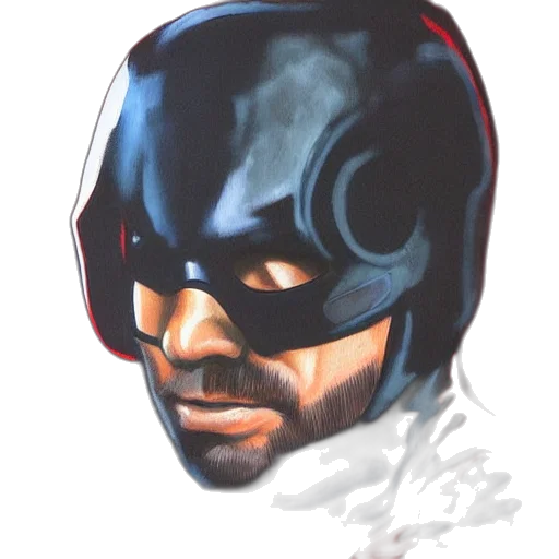 mask, face, robot, comic book art transparent PNG cut-out