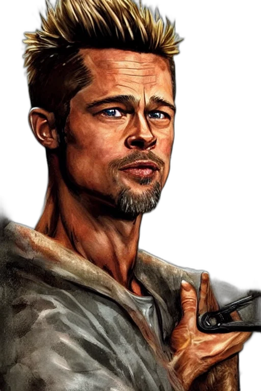 face, photorealistic, comic book art, cartoon transparent PNG cut-out