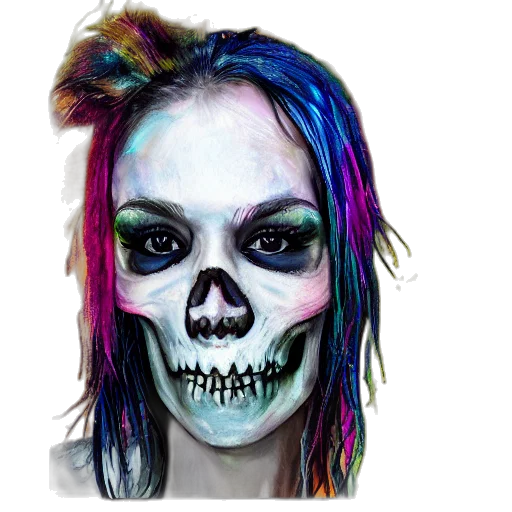 face, mask, watercolor, concept art transparent PNG cut-out