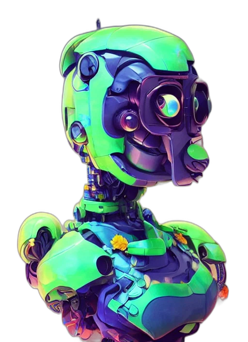 robot, mask, face, animal transparent PNG cut-out