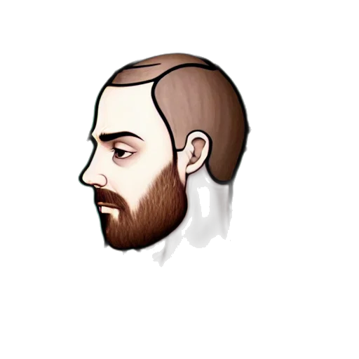 hair, face, staff, crown transparent PNG cut-out