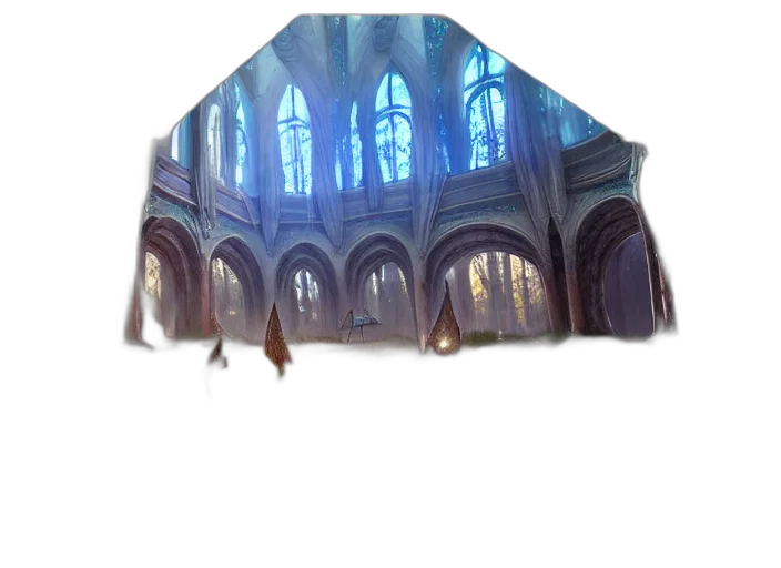 building, staff, weapon, creature transparent PNG cut-out