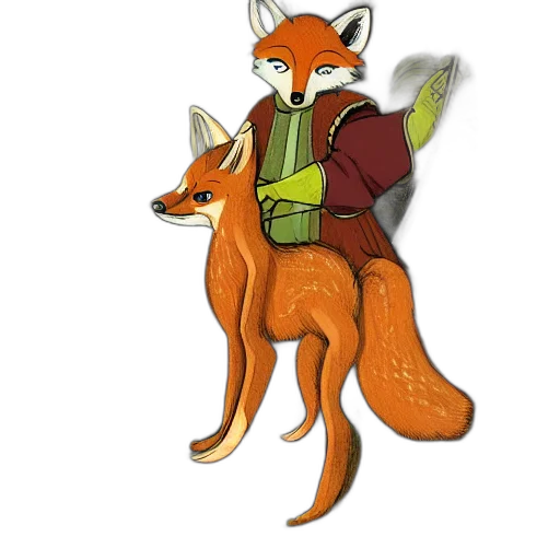 staff, animal, jacket, creature transparent PNG cut-out
