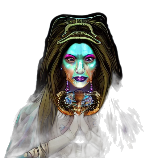 jewelry, mask, face, staff transparent PNG cut-out