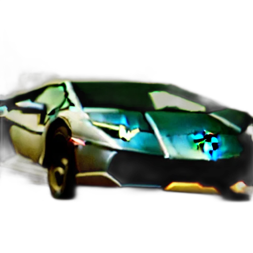 car, jewelry, weapon, 3d render transparent PNG cut-out