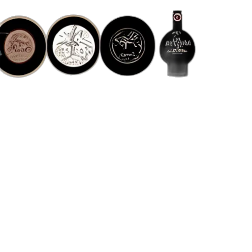 jewelry, bottle, crown, dark transparent PNG cut-out