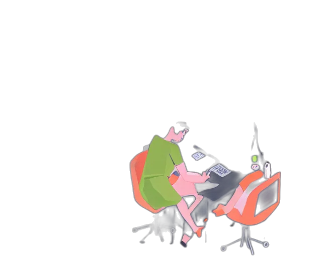 furniture, staff, robot, creature transparent PNG cut-out