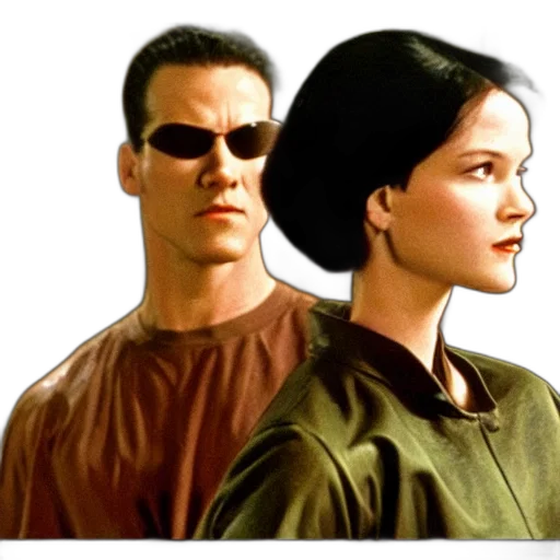 photorealistic, comic book art, concept art, cyberpunk transparent PNG cut-out