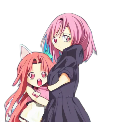dress, staff, weapon, anime transparent PNG cut-out