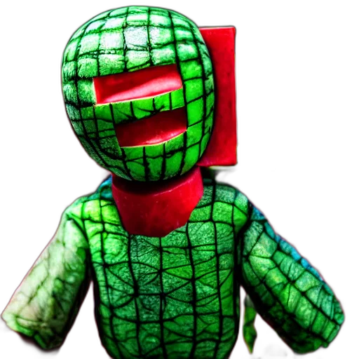 robot, mask, creature, 3d render transparent PNG cut-out